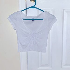 Pacsun white crop top